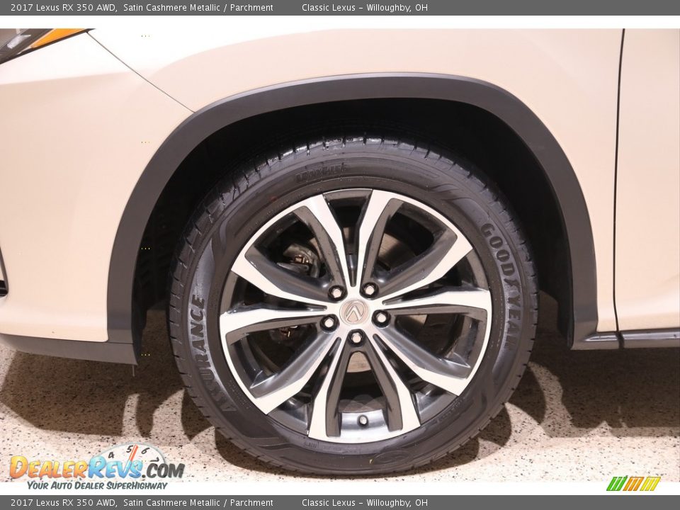 2017 Lexus RX 350 AWD Satin Cashmere Metallic / Parchment Photo #26
