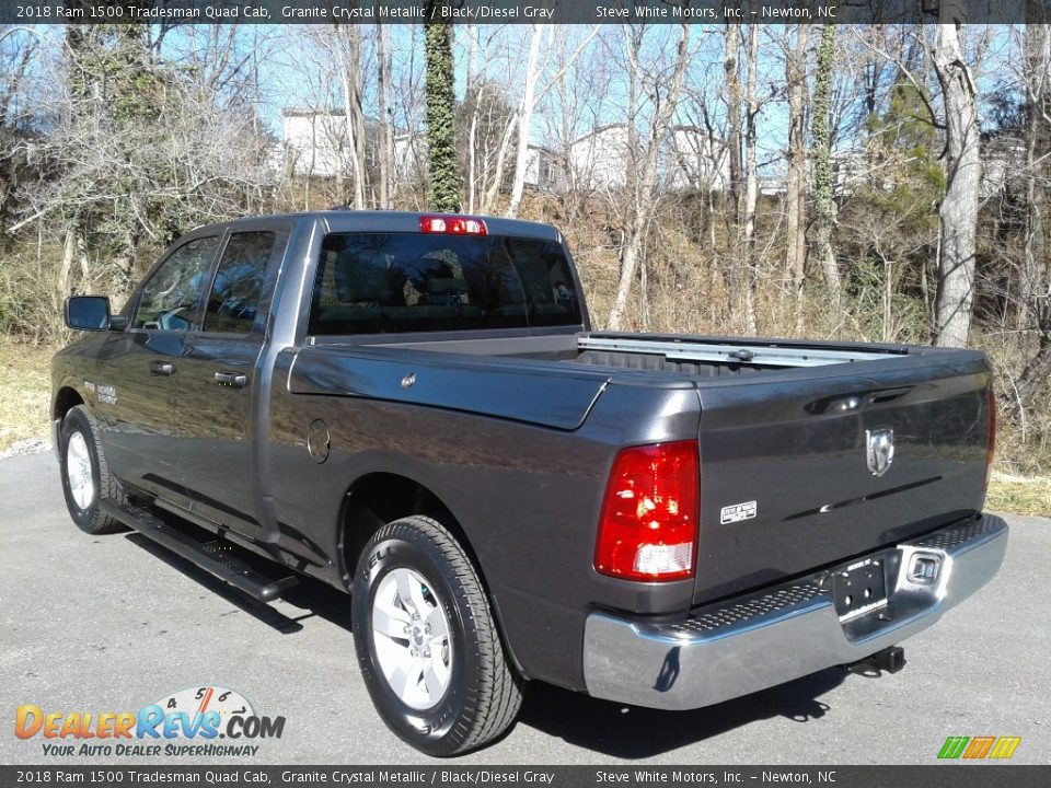 2018 Ram 1500 Tradesman Quad Cab Granite Crystal Metallic / Black/Diesel Gray Photo #11