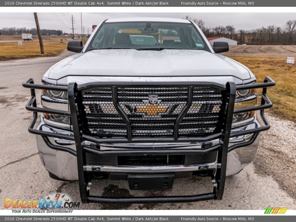 2016 Chevrolet Silverado 2500HD WT Double Cab 4x4 Summit White / Dark Ash/Jet Black Photo #9