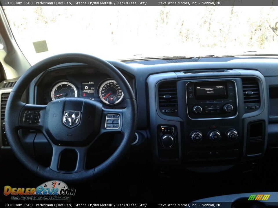 2018 Ram 1500 Tradesman Quad Cab Granite Crystal Metallic / Black/Diesel Gray Photo #20