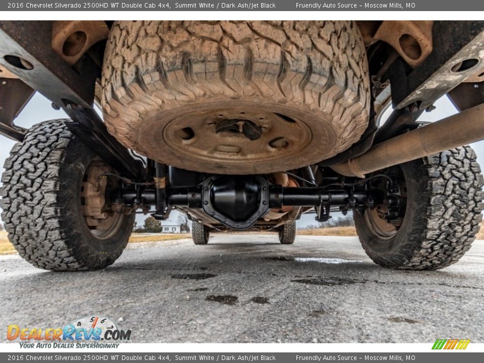 2016 Chevrolet Silverado 2500HD WT Double Cab 4x4 Summit White / Dark Ash/Jet Black Photo #12