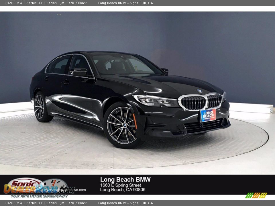 2020 BMW 3 Series 330i Sedan Jet Black / Black Photo #1