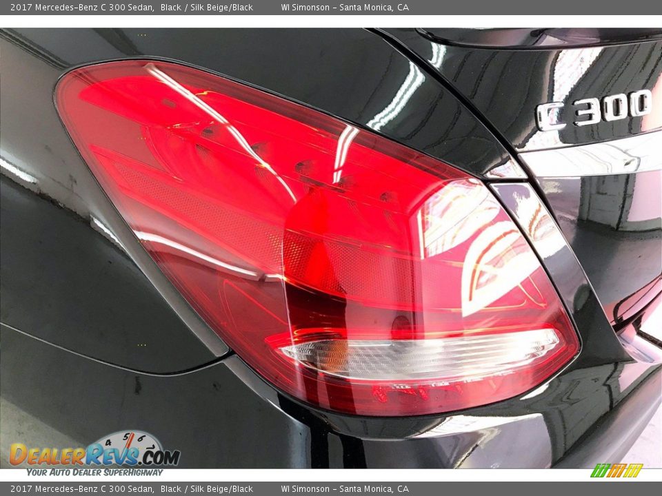 2017 Mercedes-Benz C 300 Sedan Black / Silk Beige/Black Photo #29