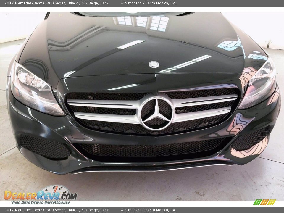 2017 Mercedes-Benz C 300 Sedan Black / Silk Beige/Black Photo #30
