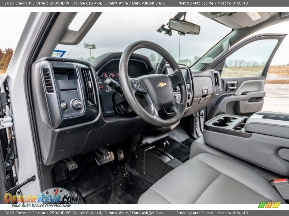 Dashboard of 2016 Chevrolet Silverado 2500HD WT Double Cab 4x4 Photo #19