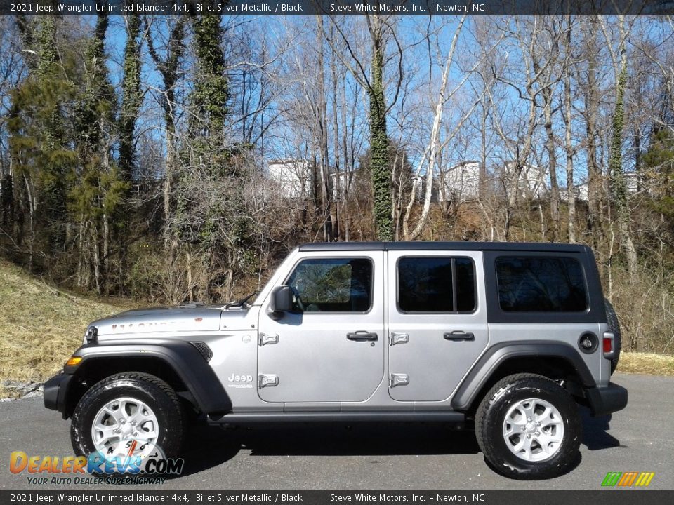 2021 Jeep Wrangler Unlimited Islander 4x4 Billet Silver Metallic / Black Photo #1