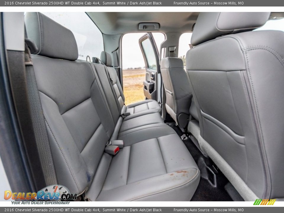 2016 Chevrolet Silverado 2500HD WT Double Cab 4x4 Summit White / Dark Ash/Jet Black Photo #25