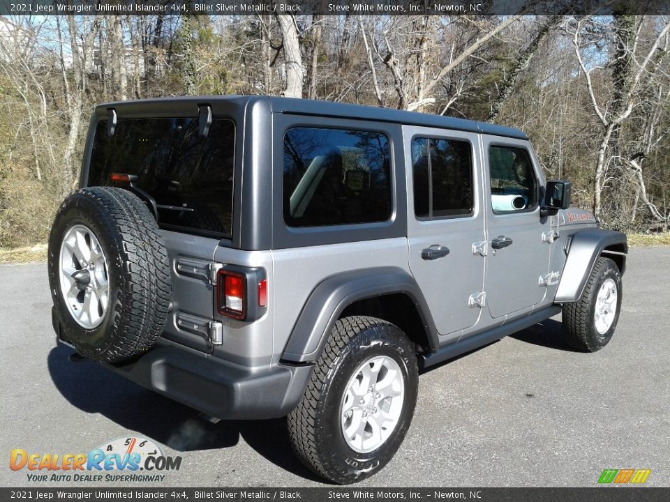 2021 Jeep Wrangler Unlimited Islander 4x4 Billet Silver Metallic / Black Photo #6