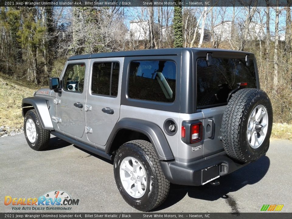 2021 Jeep Wrangler Unlimited Islander 4x4 Billet Silver Metallic / Black Photo #8