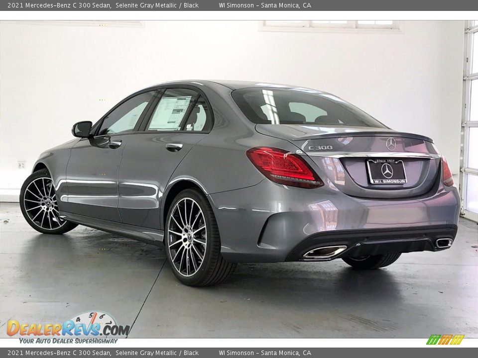 2021 Mercedes-Benz C 300 Sedan Selenite Gray Metallic / Black Photo #2