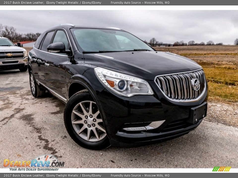 2017 Buick Enclave Leather Ebony Twilight Metallic / Ebony/Ebony Photo #1