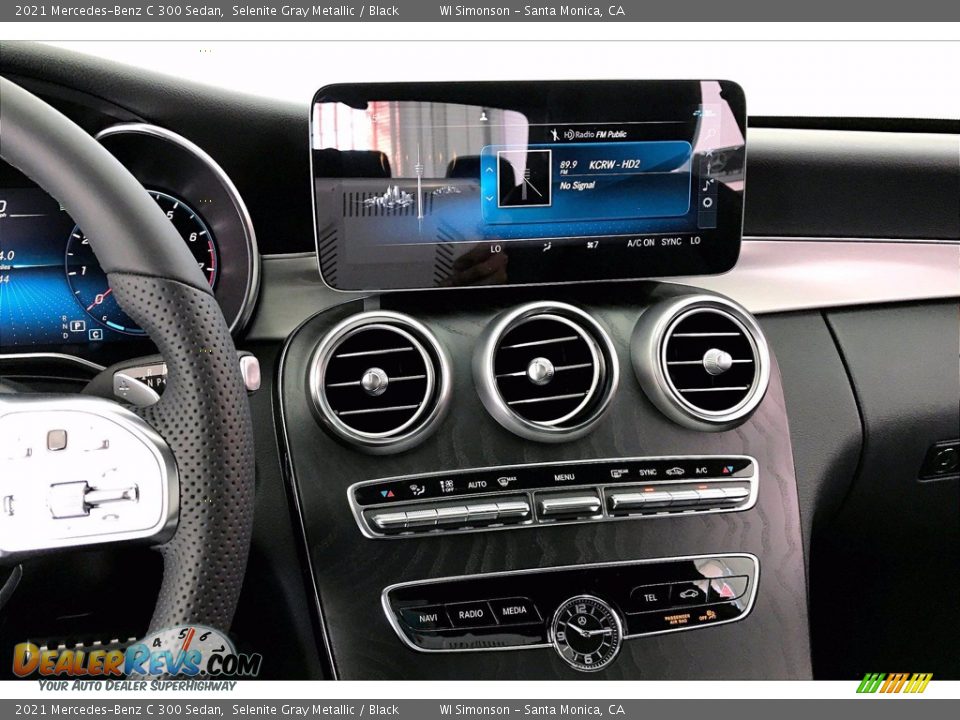 2021 Mercedes-Benz C 300 Sedan Selenite Gray Metallic / Black Photo #6