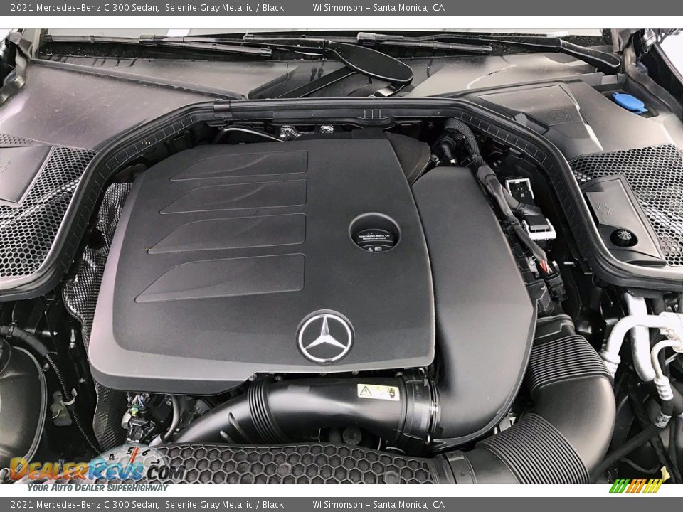 2021 Mercedes-Benz C 300 Sedan Selenite Gray Metallic / Black Photo #8