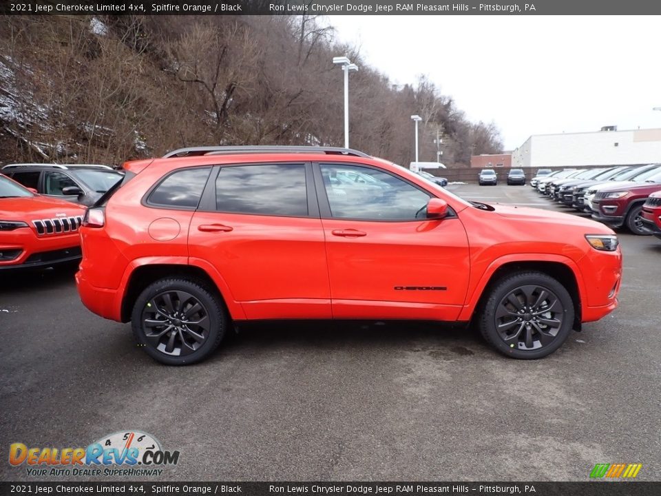 Spitfire Orange 2021 Jeep Cherokee Limited 4x4 Photo #8