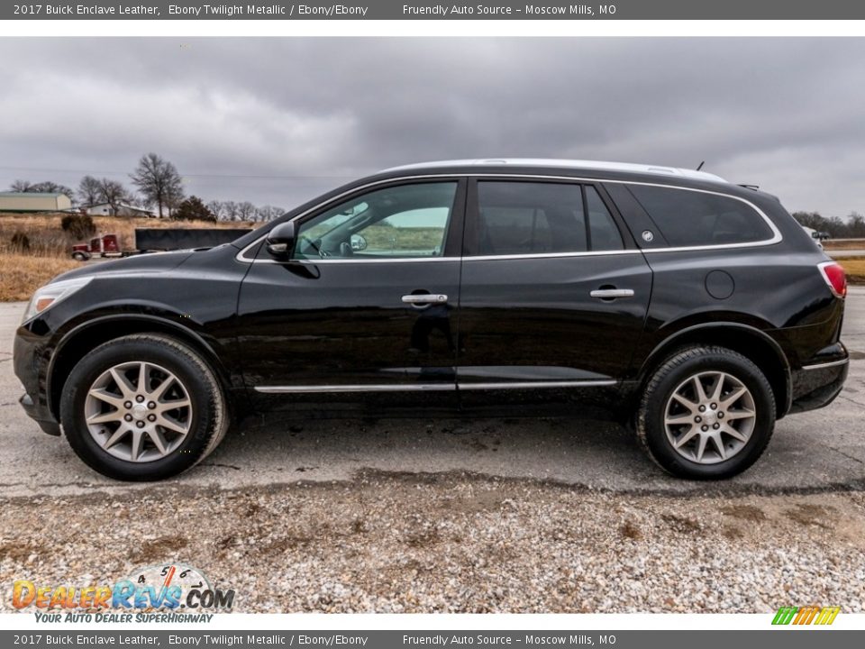 2017 Buick Enclave Leather Ebony Twilight Metallic / Ebony/Ebony Photo #7