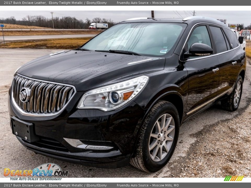 2017 Buick Enclave Leather Ebony Twilight Metallic / Ebony/Ebony Photo #8