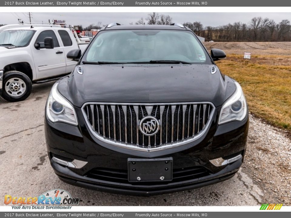 2017 Buick Enclave Leather Ebony Twilight Metallic / Ebony/Ebony Photo #9