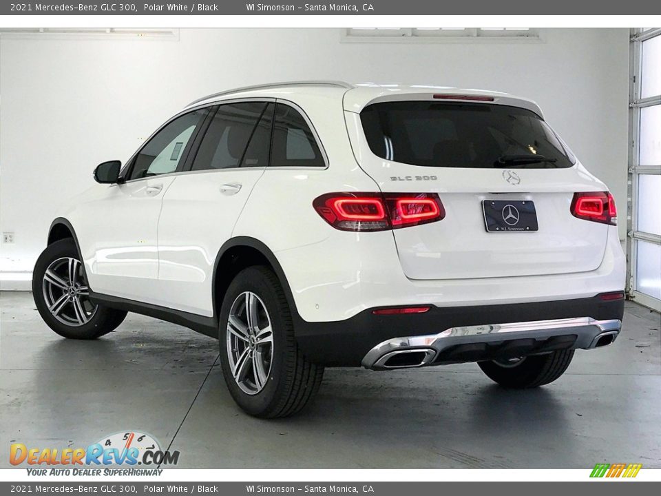 2021 Mercedes-Benz GLC 300 Polar White / Black Photo #2