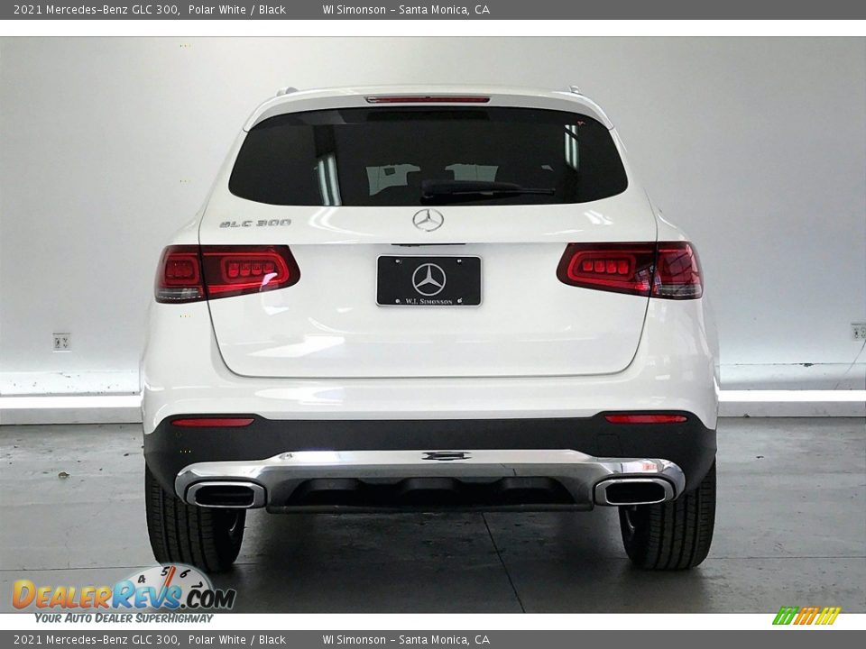 2021 Mercedes-Benz GLC 300 Polar White / Black Photo #3