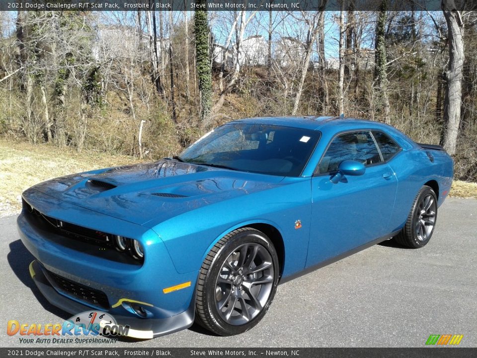 2021 Dodge Challenger R/T Scat Pack Frostbite / Black Photo #2