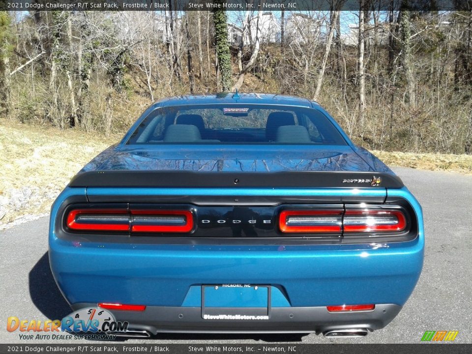 2021 Dodge Challenger R/T Scat Pack Frostbite / Black Photo #7
