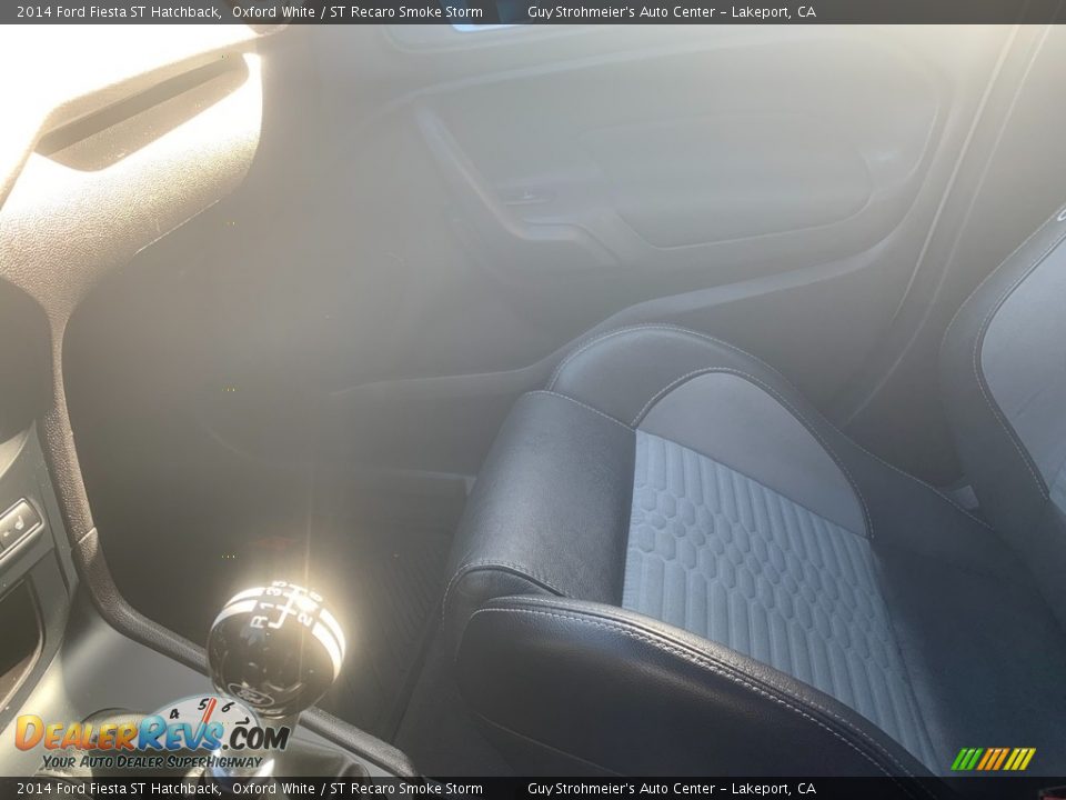 2014 Ford Fiesta ST Hatchback Oxford White / ST Recaro Smoke Storm Photo #7
