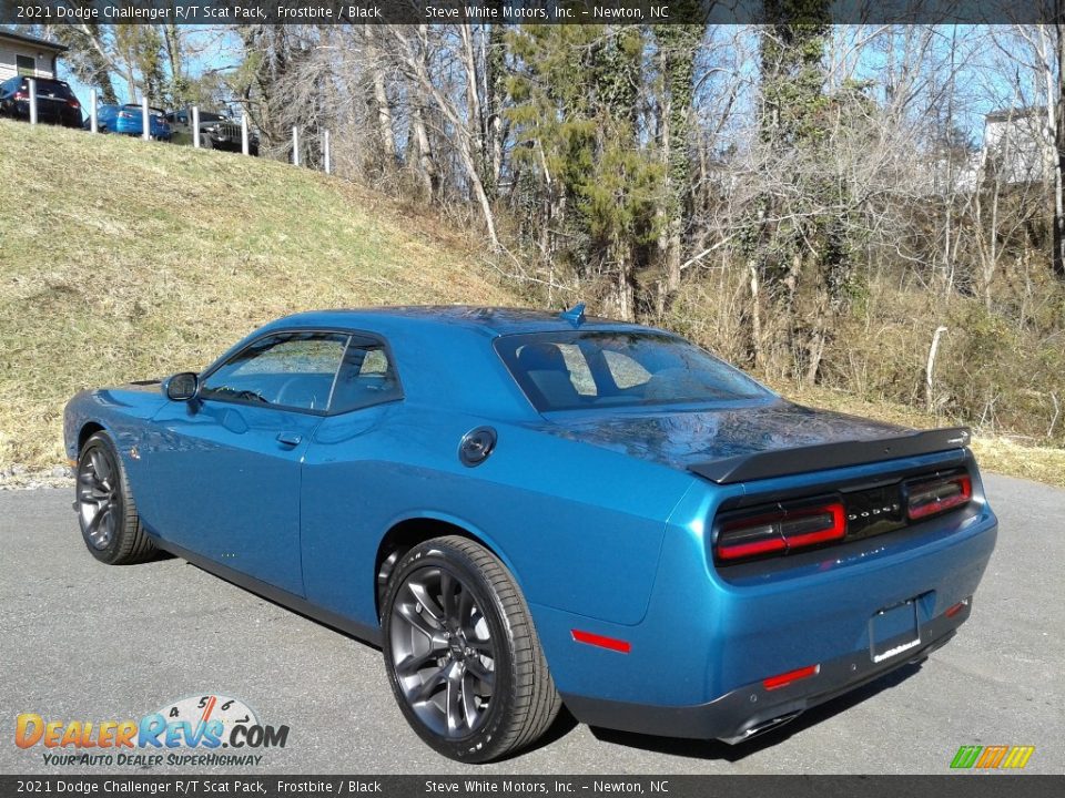 2021 Dodge Challenger R/T Scat Pack Frostbite / Black Photo #8