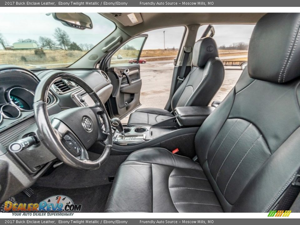 2017 Buick Enclave Leather Ebony Twilight Metallic / Ebony/Ebony Photo #18