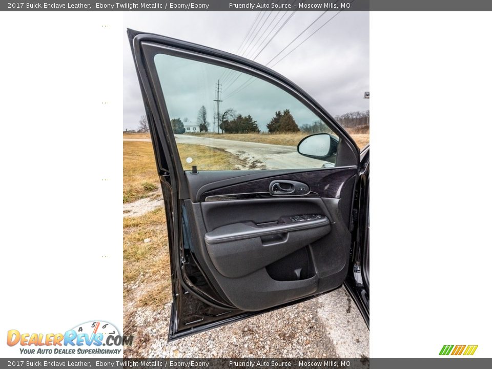 2017 Buick Enclave Leather Ebony Twilight Metallic / Ebony/Ebony Photo #20