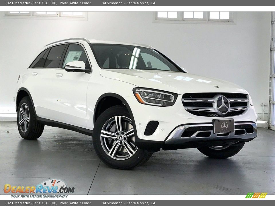 2021 Mercedes-Benz GLC 300 Polar White / Black Photo #12