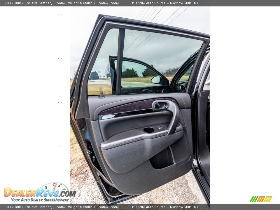 2017 Buick Enclave Leather Ebony Twilight Metallic / Ebony/Ebony Photo #21