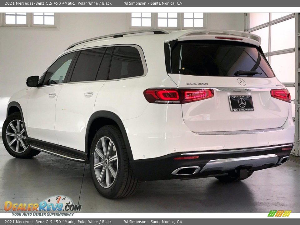 2021 Mercedes-Benz GLS 450 4Matic Polar White / Black Photo #2