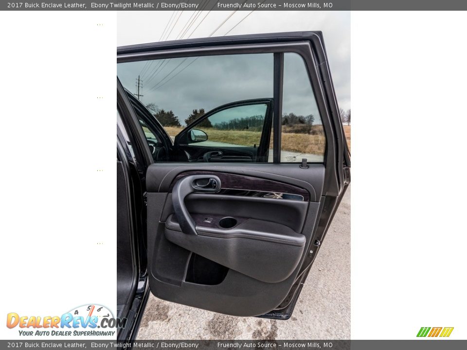 2017 Buick Enclave Leather Ebony Twilight Metallic / Ebony/Ebony Photo #26