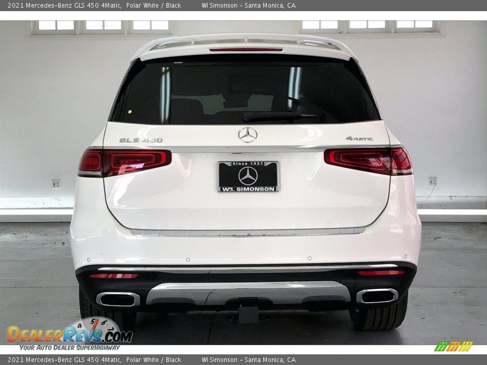 2021 Mercedes-Benz GLS 450 4Matic Polar White / Black Photo #3