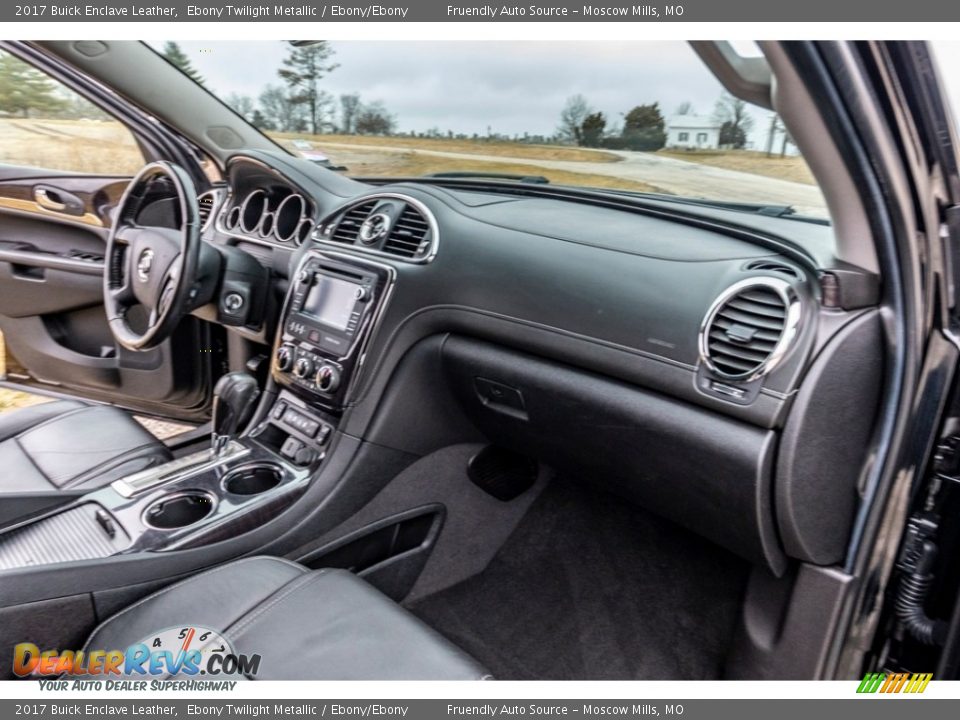 2017 Buick Enclave Leather Ebony Twilight Metallic / Ebony/Ebony Photo #28