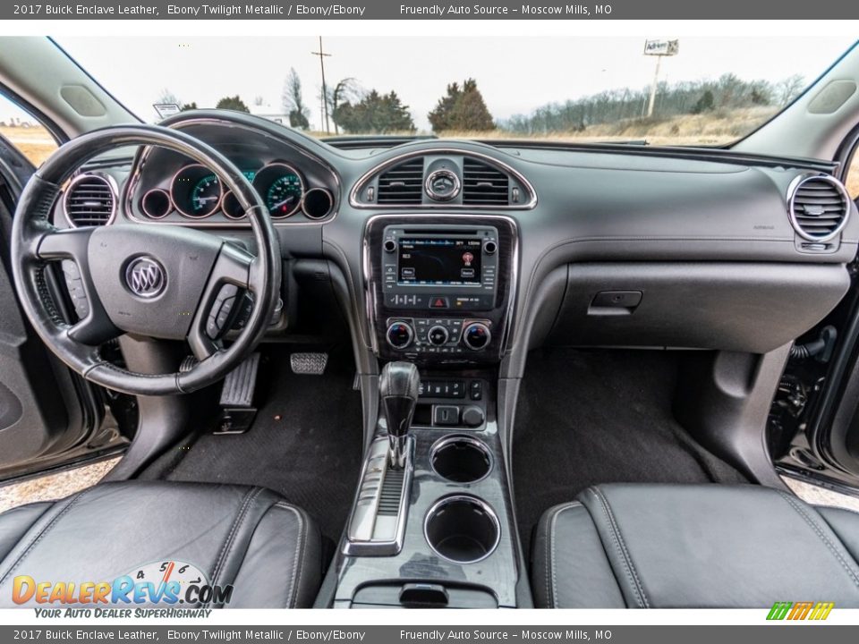 2017 Buick Enclave Leather Ebony Twilight Metallic / Ebony/Ebony Photo #31