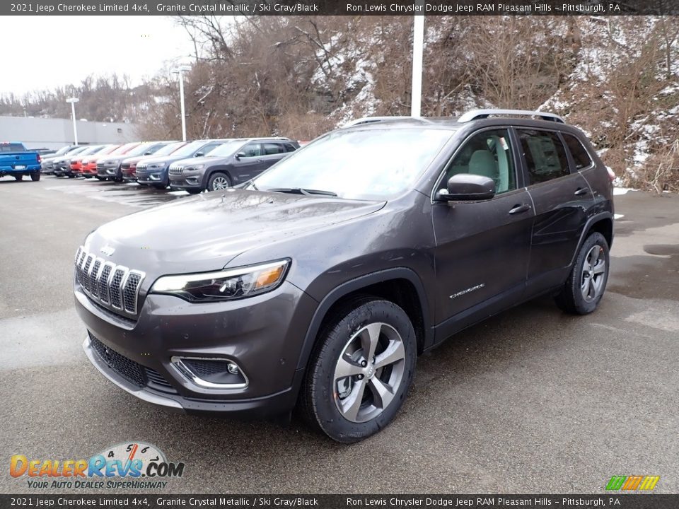 2021 Jeep Cherokee Limited 4x4 Granite Crystal Metallic / Ski Gray/Black Photo #1