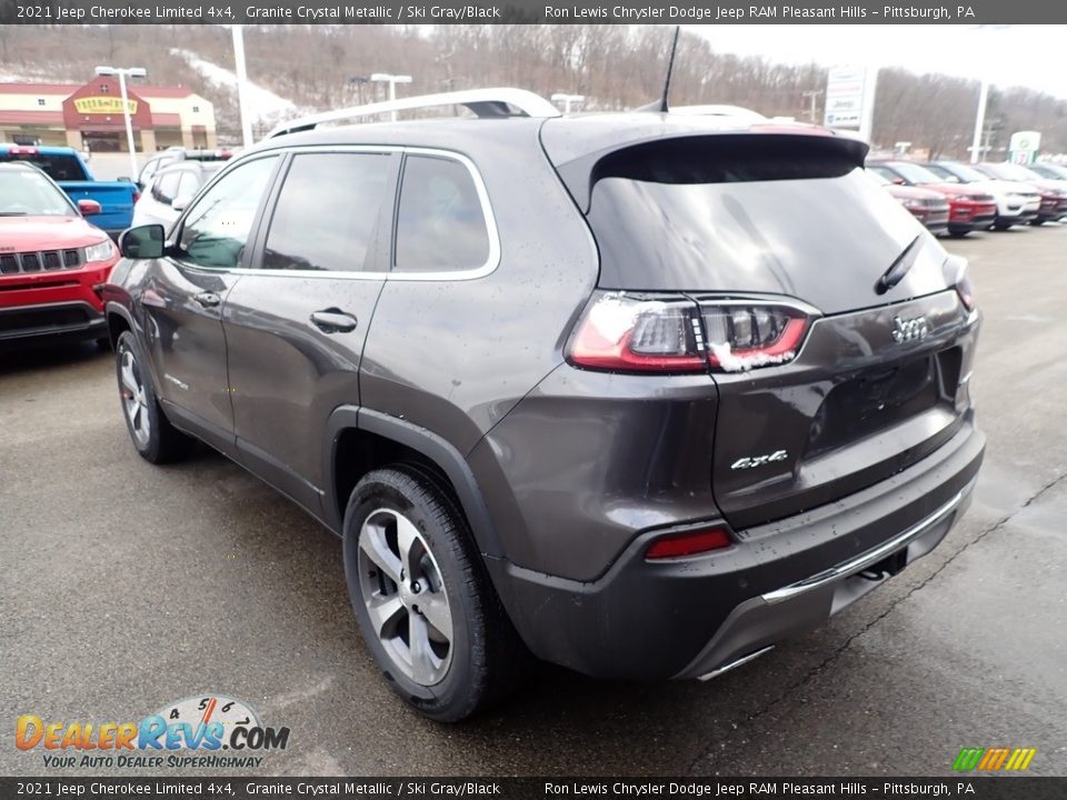 2021 Jeep Cherokee Limited 4x4 Granite Crystal Metallic / Ski Gray/Black Photo #4