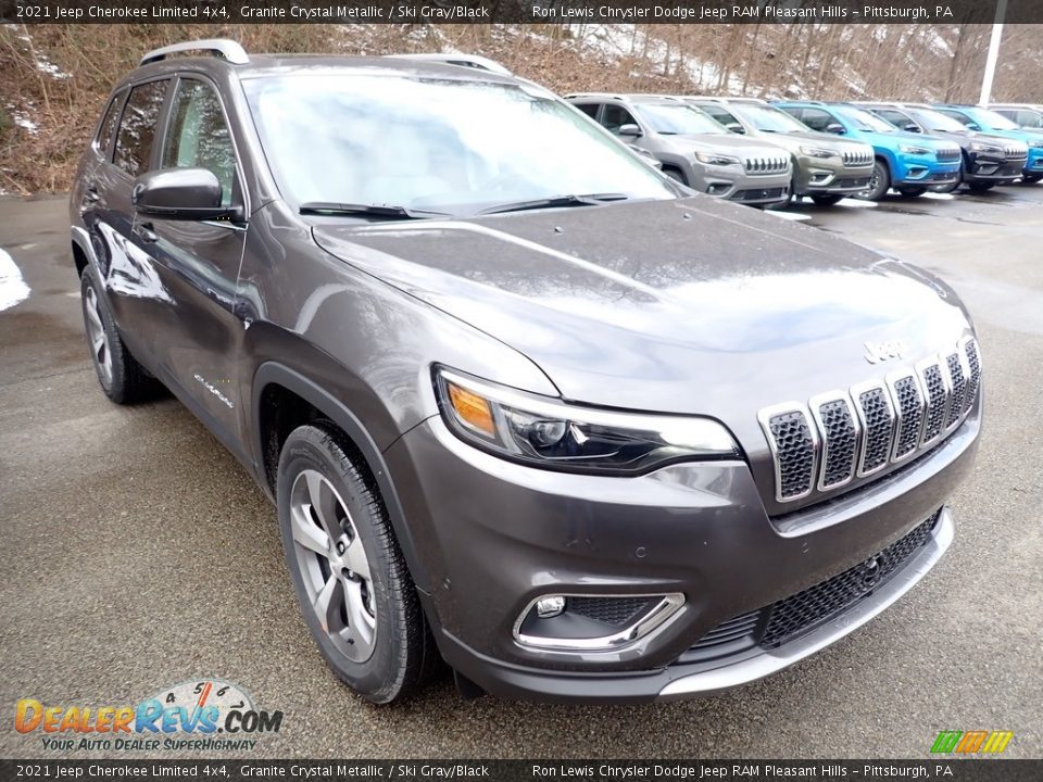 2021 Jeep Cherokee Limited 4x4 Granite Crystal Metallic / Ski Gray/Black Photo #8