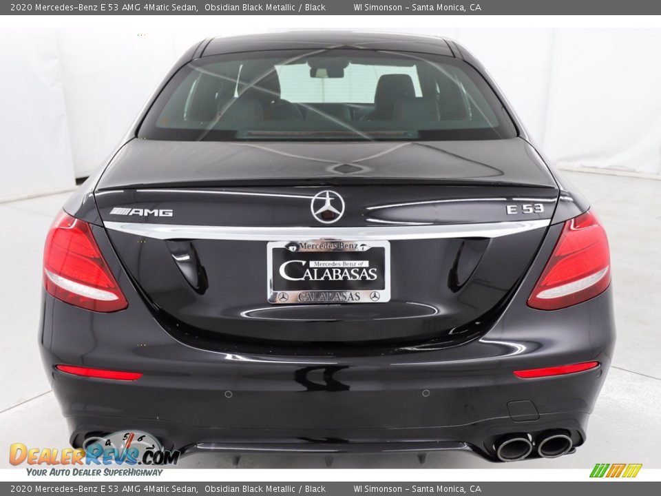 2020 Mercedes-Benz E 53 AMG 4Matic Sedan Obsidian Black Metallic / Black Photo #4