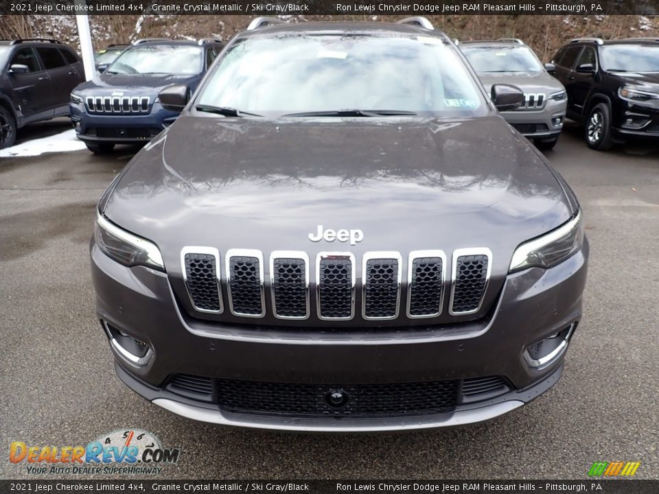 2021 Jeep Cherokee Limited 4x4 Granite Crystal Metallic / Ski Gray/Black Photo #9