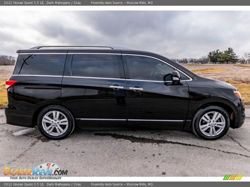 2012 Nissan Quest 3.5 LE Dark Mahogany / Gray Photo #3