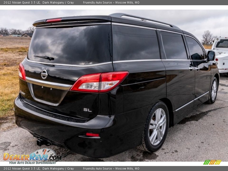 2012 Nissan Quest 3.5 LE Dark Mahogany / Gray Photo #4