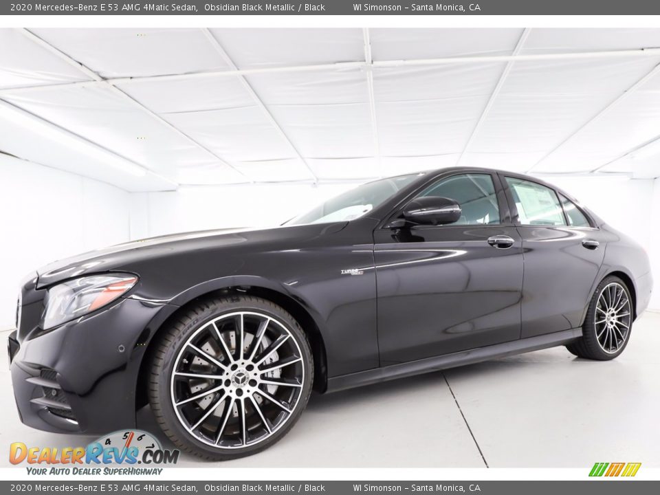 2020 Mercedes-Benz E 53 AMG 4Matic Sedan Obsidian Black Metallic / Black Photo #6