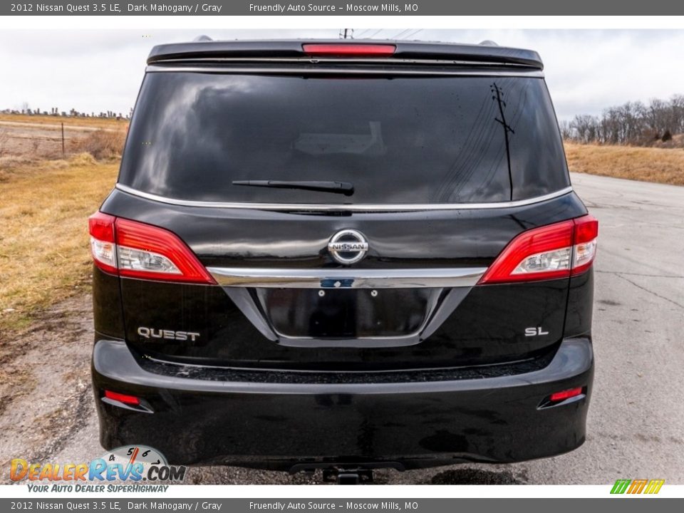 2012 Nissan Quest 3.5 LE Dark Mahogany / Gray Photo #5