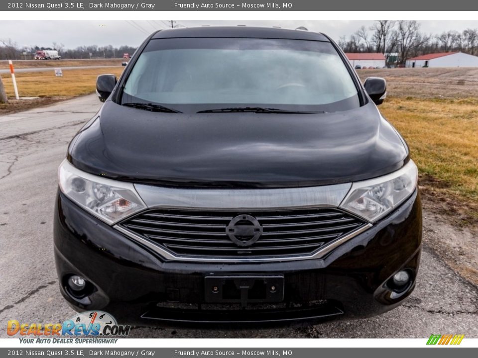 2012 Nissan Quest 3.5 LE Dark Mahogany / Gray Photo #9