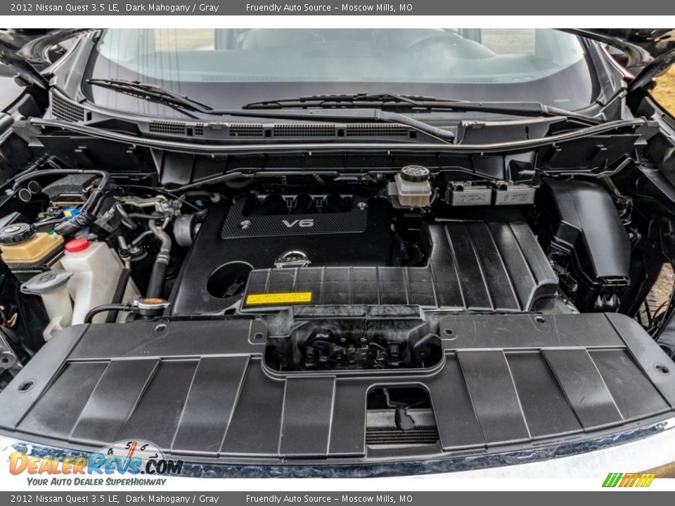 2012 Nissan Quest 3.5 LE Dark Mahogany / Gray Photo #16