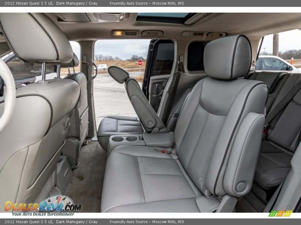 2012 Nissan Quest 3.5 LE Dark Mahogany / Gray Photo #21