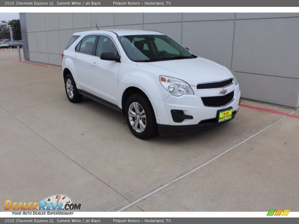 2015 Chevrolet Equinox LS Summit White / Jet Black Photo #2