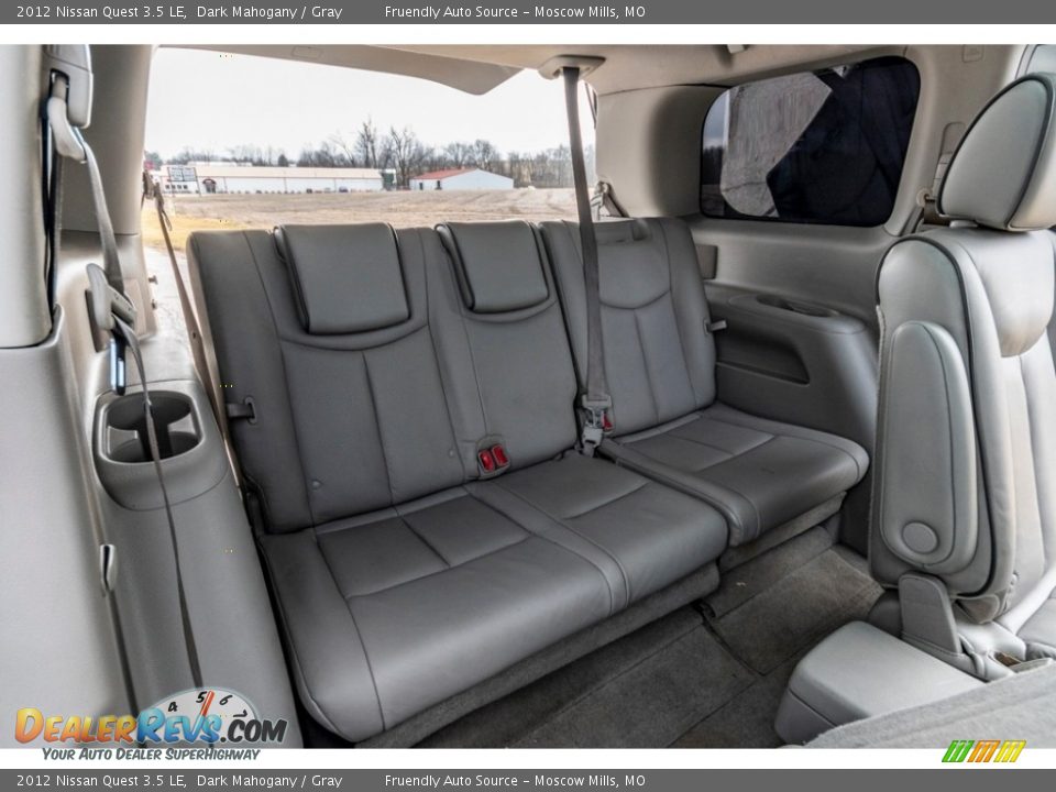 2012 Nissan Quest 3.5 LE Dark Mahogany / Gray Photo #23